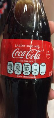Coca-cola - Información nutricional
