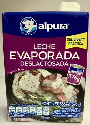 Leche Evaporada Deslactosada Alpura - Produkt - es