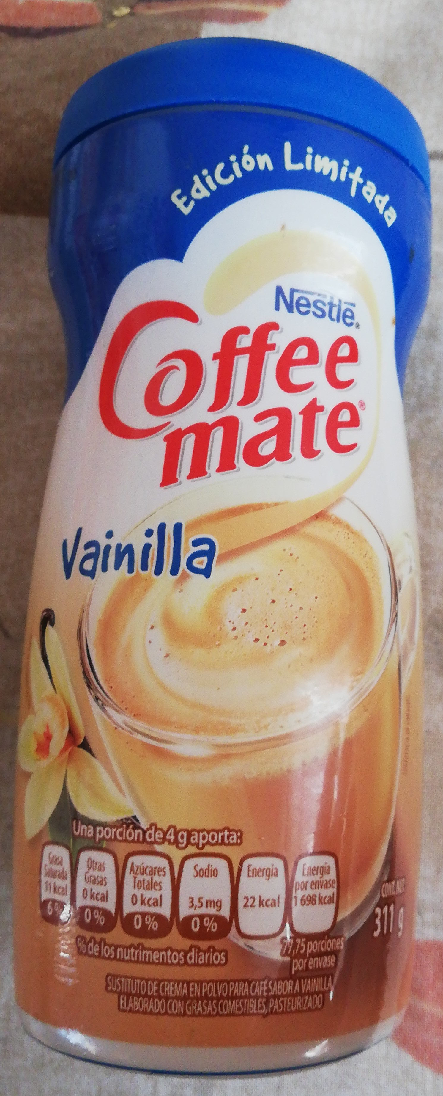 Coffee Mate Vainilla - Producte - es