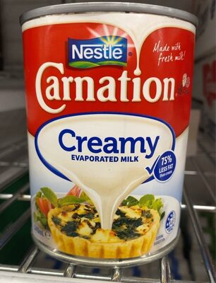 Creamy evaporated milk - Product