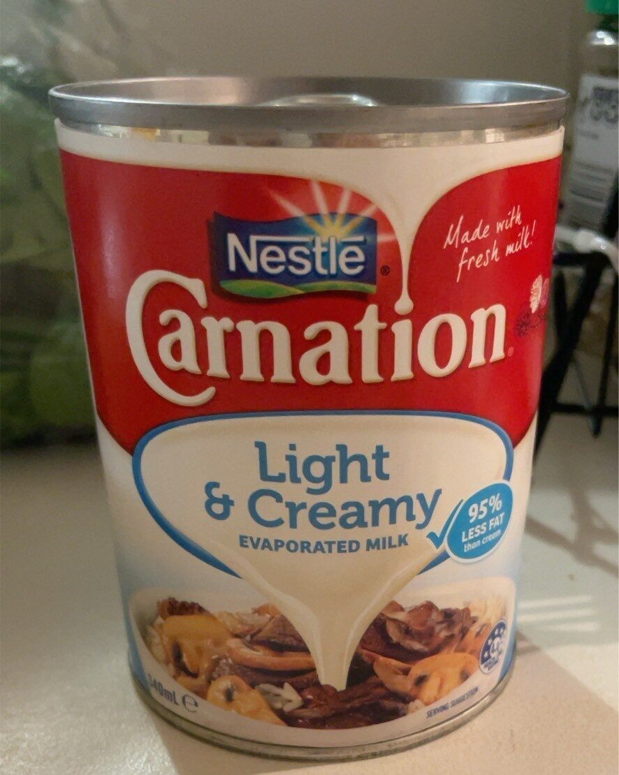 Carnation Light & Creamy Evaporated Milk - Product