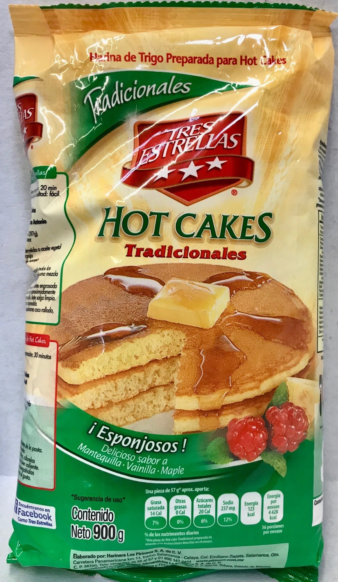 Harina de trigo preparada para hot cakes - Product - es