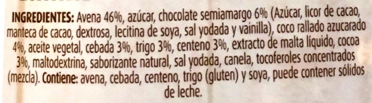 Granola Cocoa - Ingrédients - es