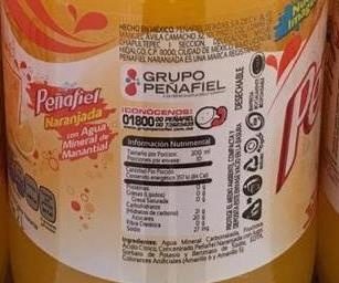 Naranjada - Ingredients - es