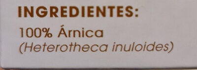 Árnica Heterotheca inuloides - Ingredienser - es