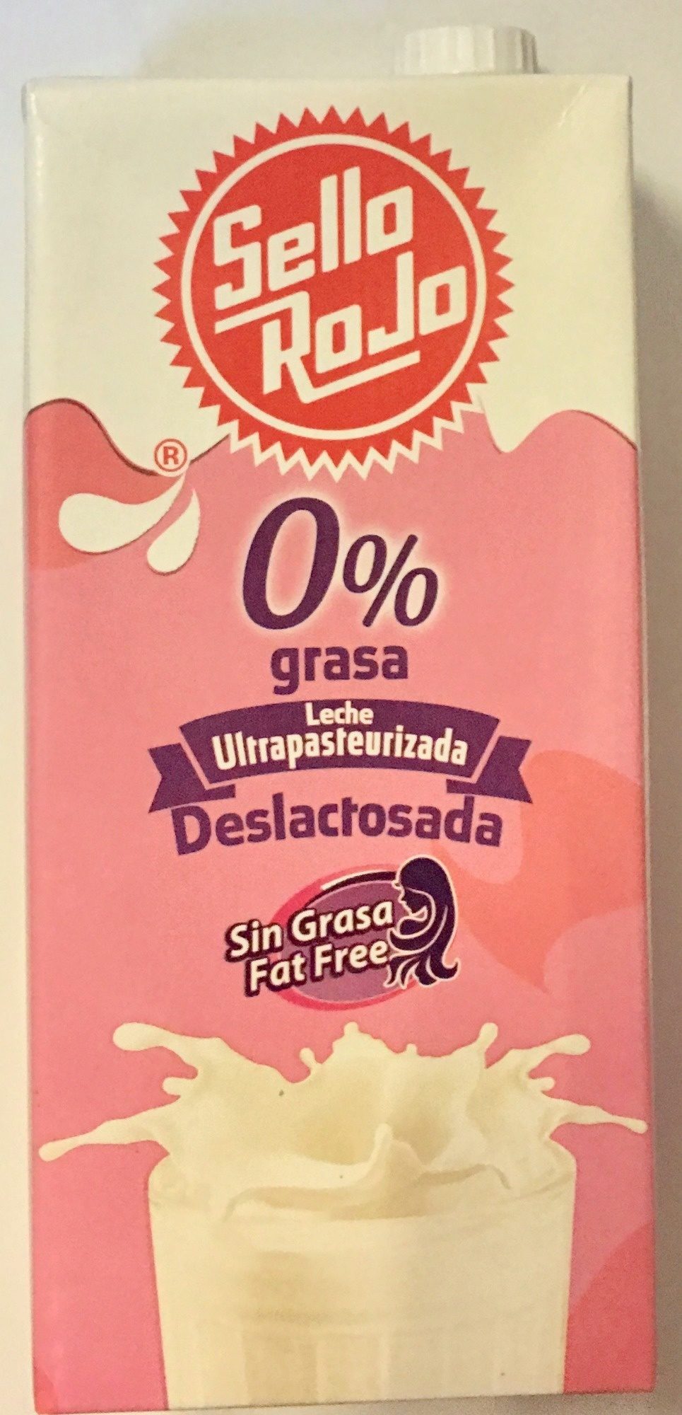Sello Rojo Deslactosada 0% grasa - Producto
