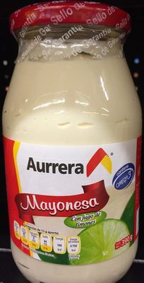 Mayonesa con jugo de limón, Aurrera - Producto