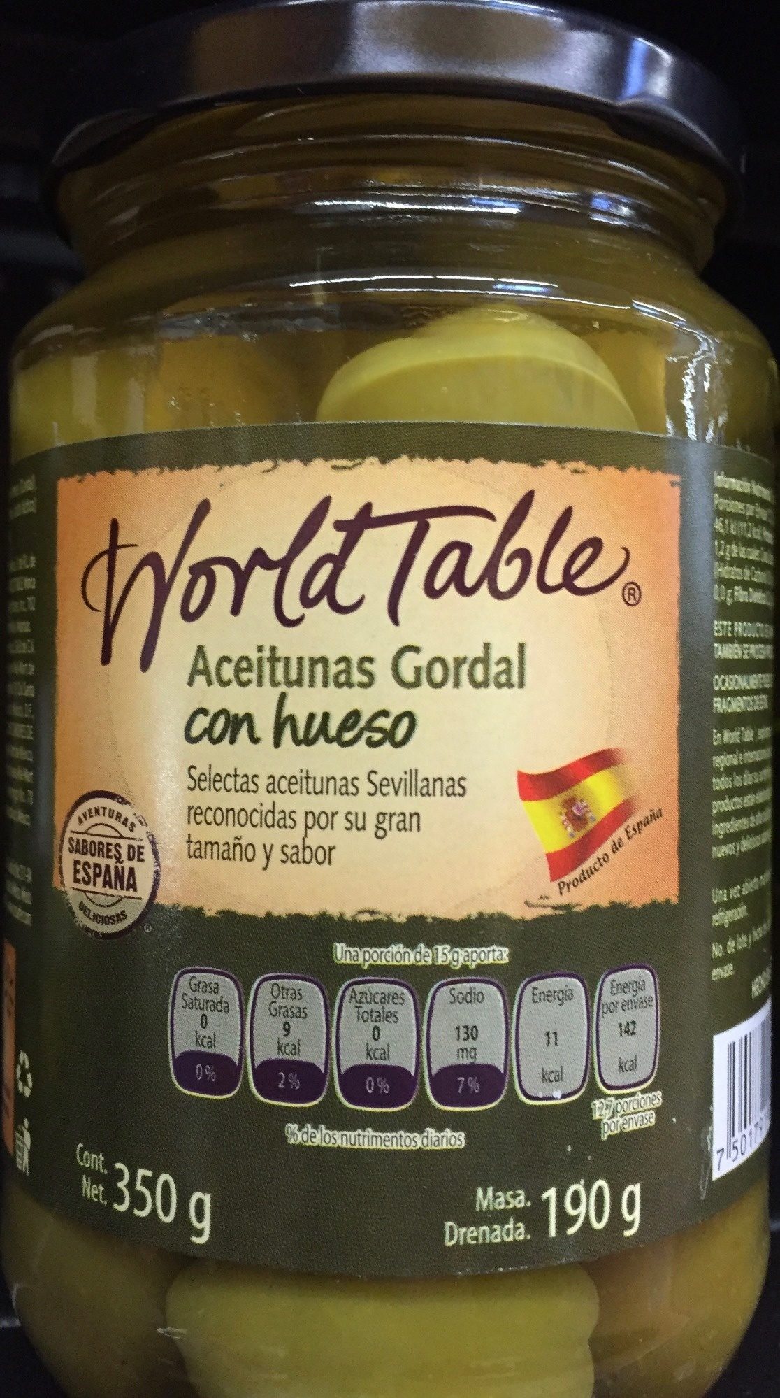 Aceitunas Gordal con Hueso - Producto