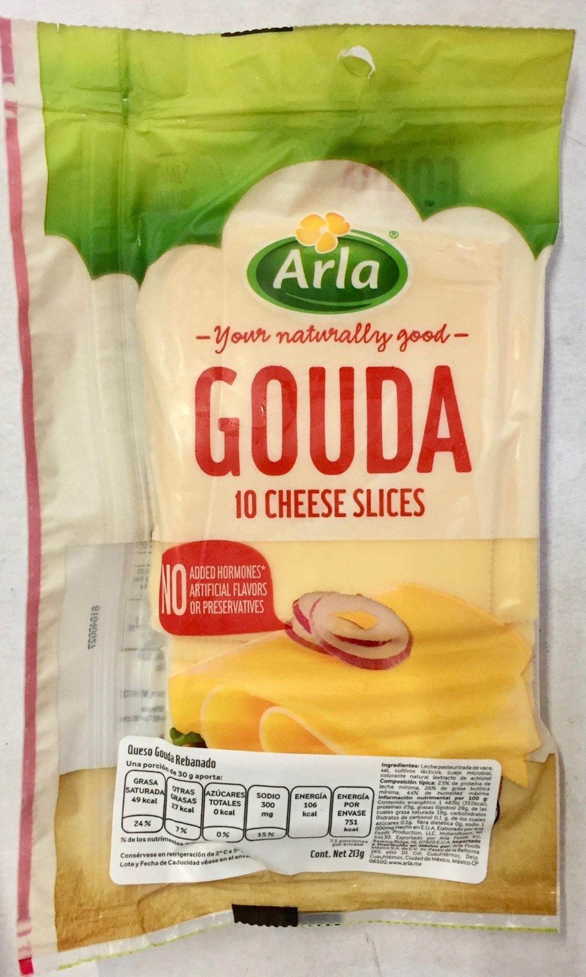 Queso Gouda Ten cheese slices - Producto