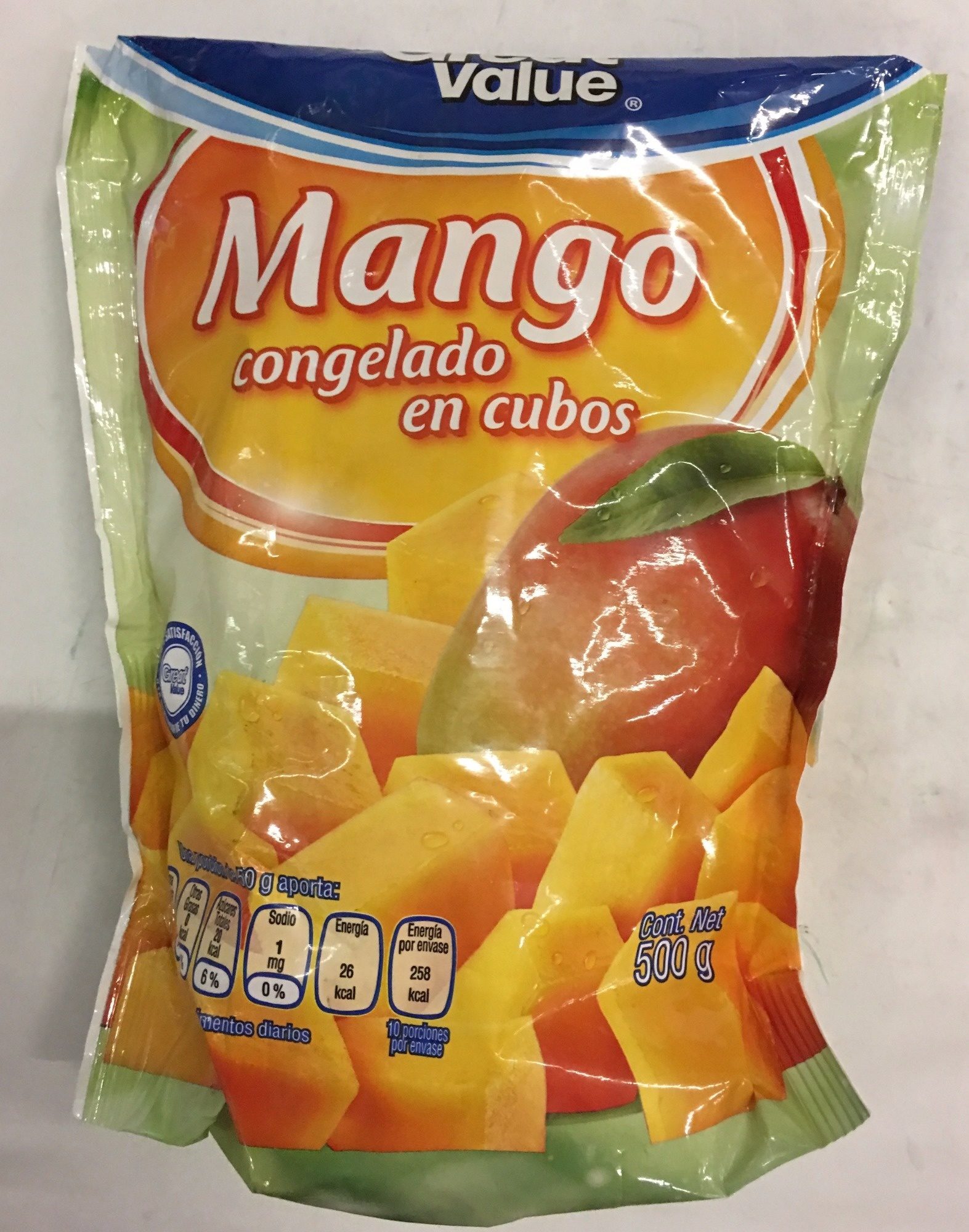 MANGO CONGELADO EN CUBOS - Producto