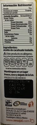Aceite de cacahuate Inés - Ingredients - es