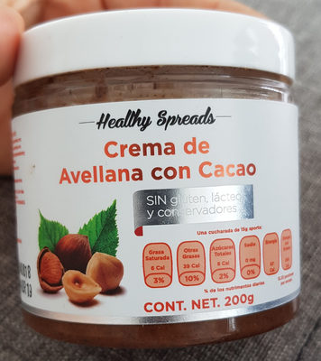 Crema de avellana con cacao - Producto