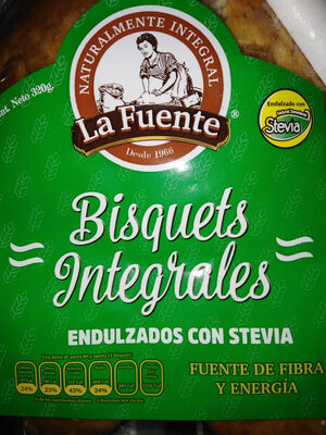 Bisquets Integrales Endulzados con stevia LA FUENTE - Product - es