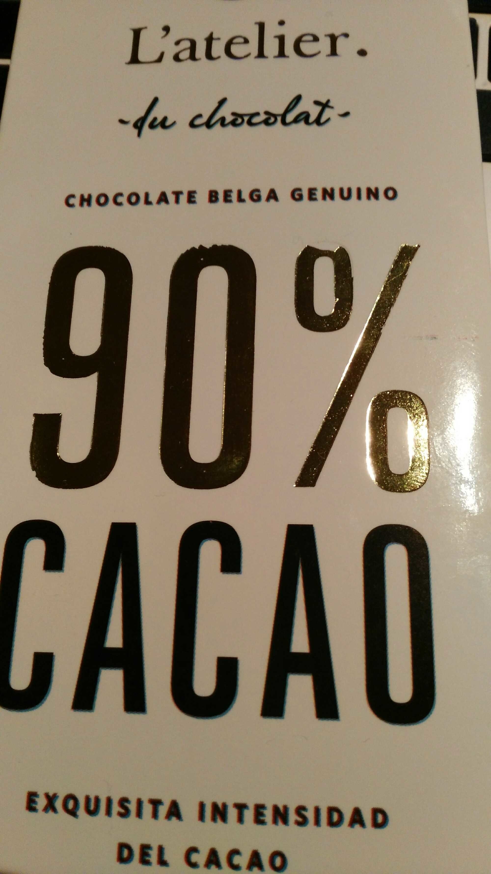 Chocolate Belga genuino 90℅ cacao - Product - es
