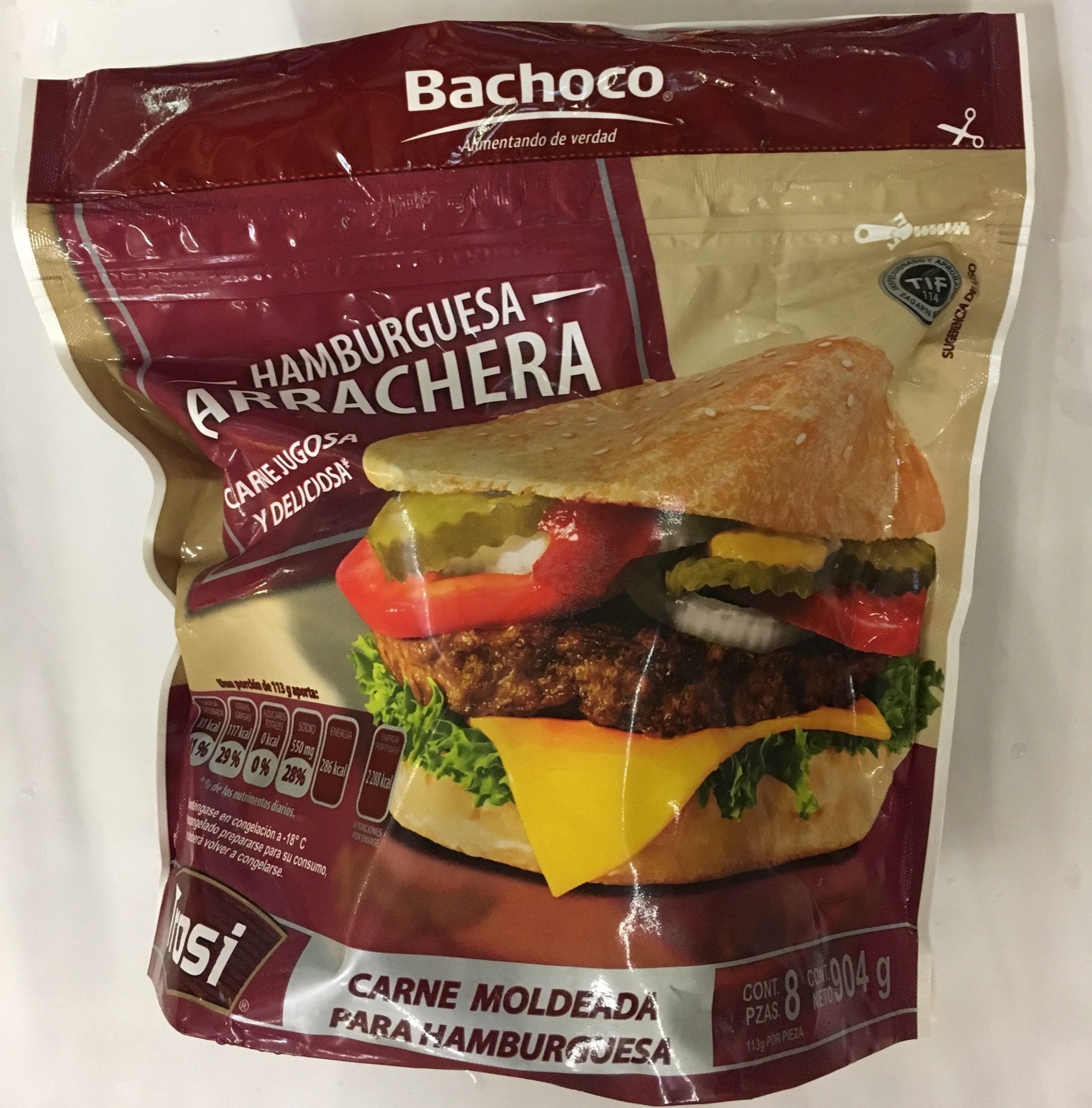 Carne para hamburguesa Arrachera Bachoco - Product - es
