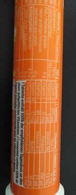 Multivitamin Brausetablette, Orange - Valori nutrizionali - en