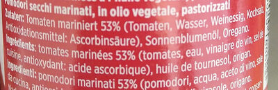 Tomates séchées - Ingrédients