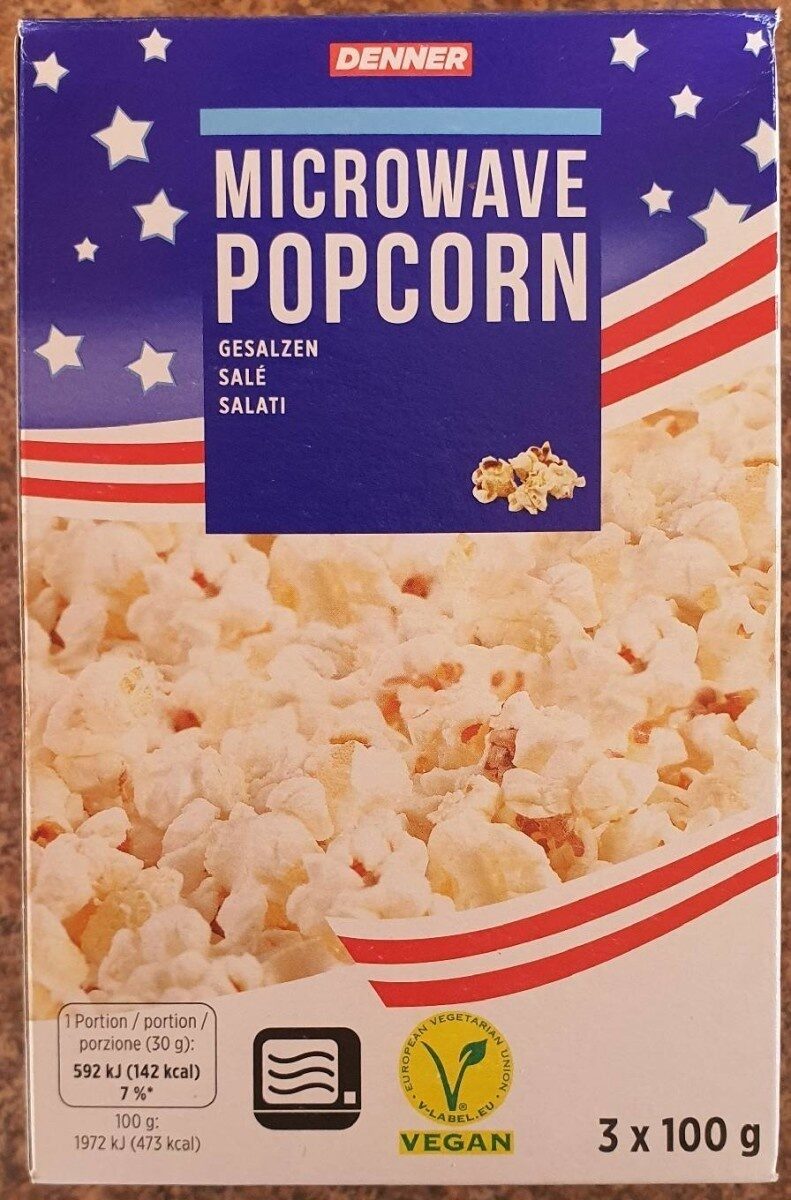 Microwave Popcorn - gesalzen (3x 100 g) - Prodotto - de