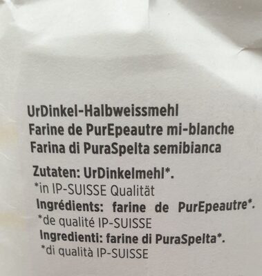 Dinkelmehl - Ingredients