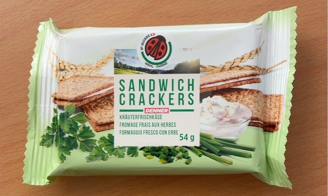 Sandwich Crackers fromage frais aux fines herbes - Produit