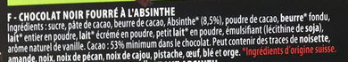Larmes d'Absinthe Noir - Zutaten - fr
