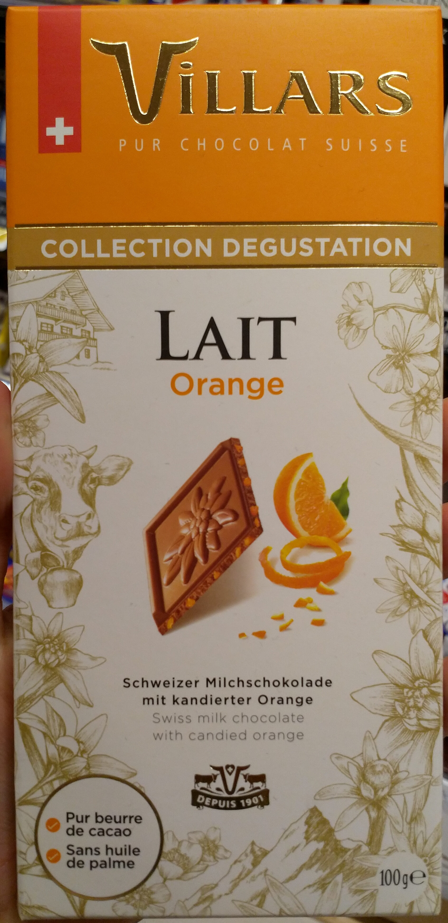 Chocolat Lait Orange - Produkt - fr