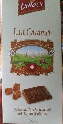 Chocolat  au lait suisse avec éclat de caramel - Produit