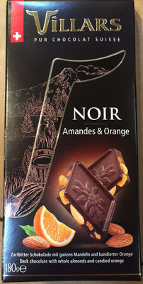Chocolat noir amandes & orange - Producte - fr