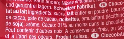 Munz Napolitains 250G Beutel - Ingredients - fr