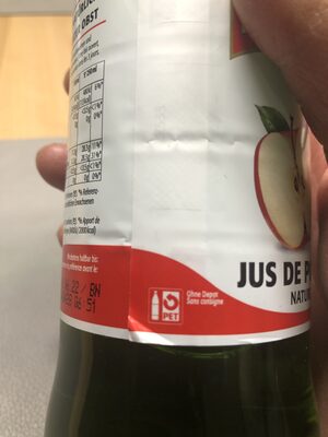 Jus de Pomme (Naturel) - Istruzioni per il riciclaggio e/o informazioni sull'imballaggio - fr