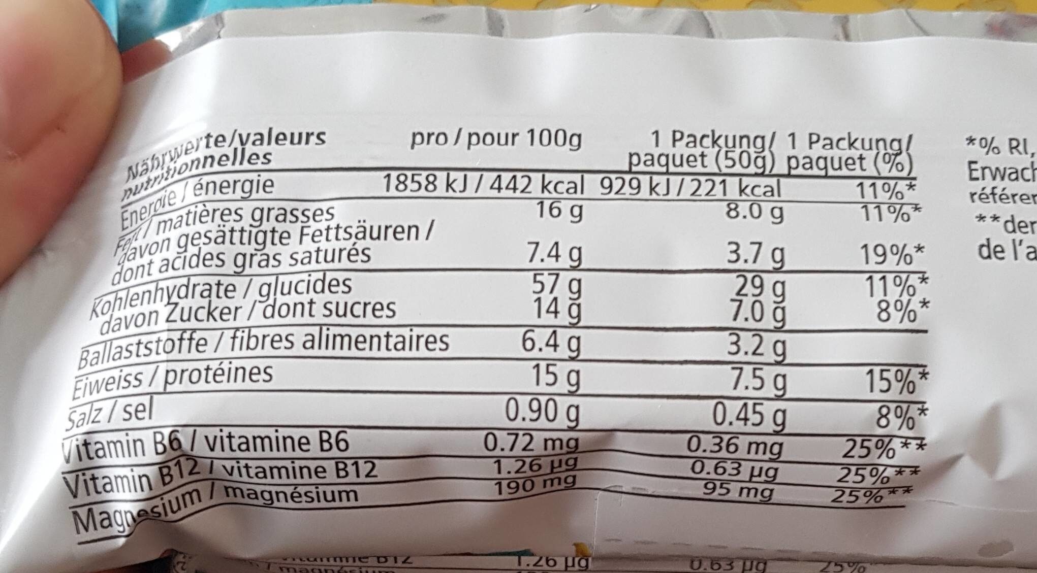 Roland Plus Vitamine & Magnesium - Nährwertangaben - en
