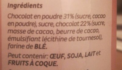 Brownies Backmischung - Ingredienti - fr