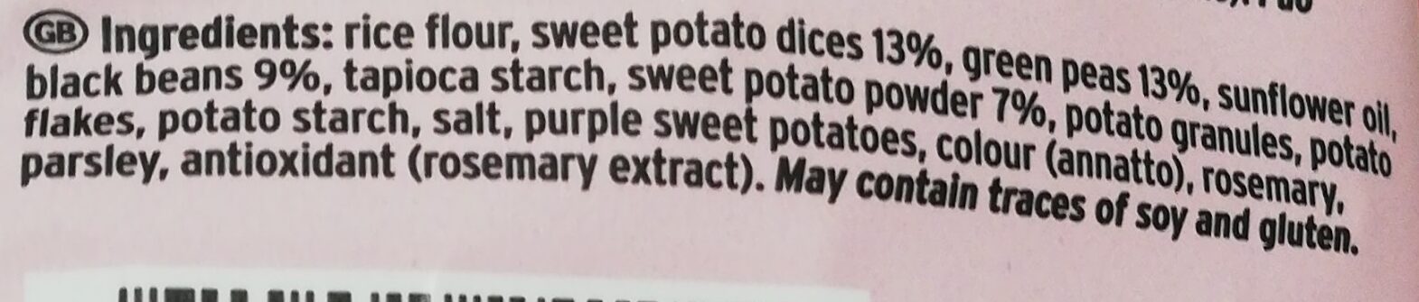 Sweet potato rosemary snack never fried - Zutaten - en