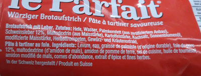 10 Facts About Le Parfait: A Swiss Pork Liver Spread –