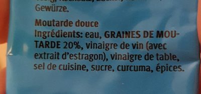 Moutarde douce - Ingredienti - fr