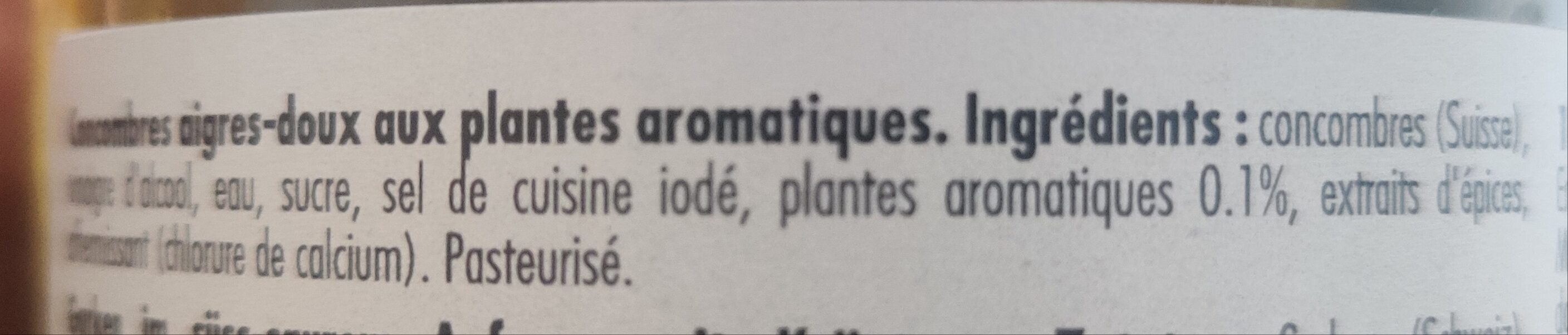 Concombre - Ingredienti - fr