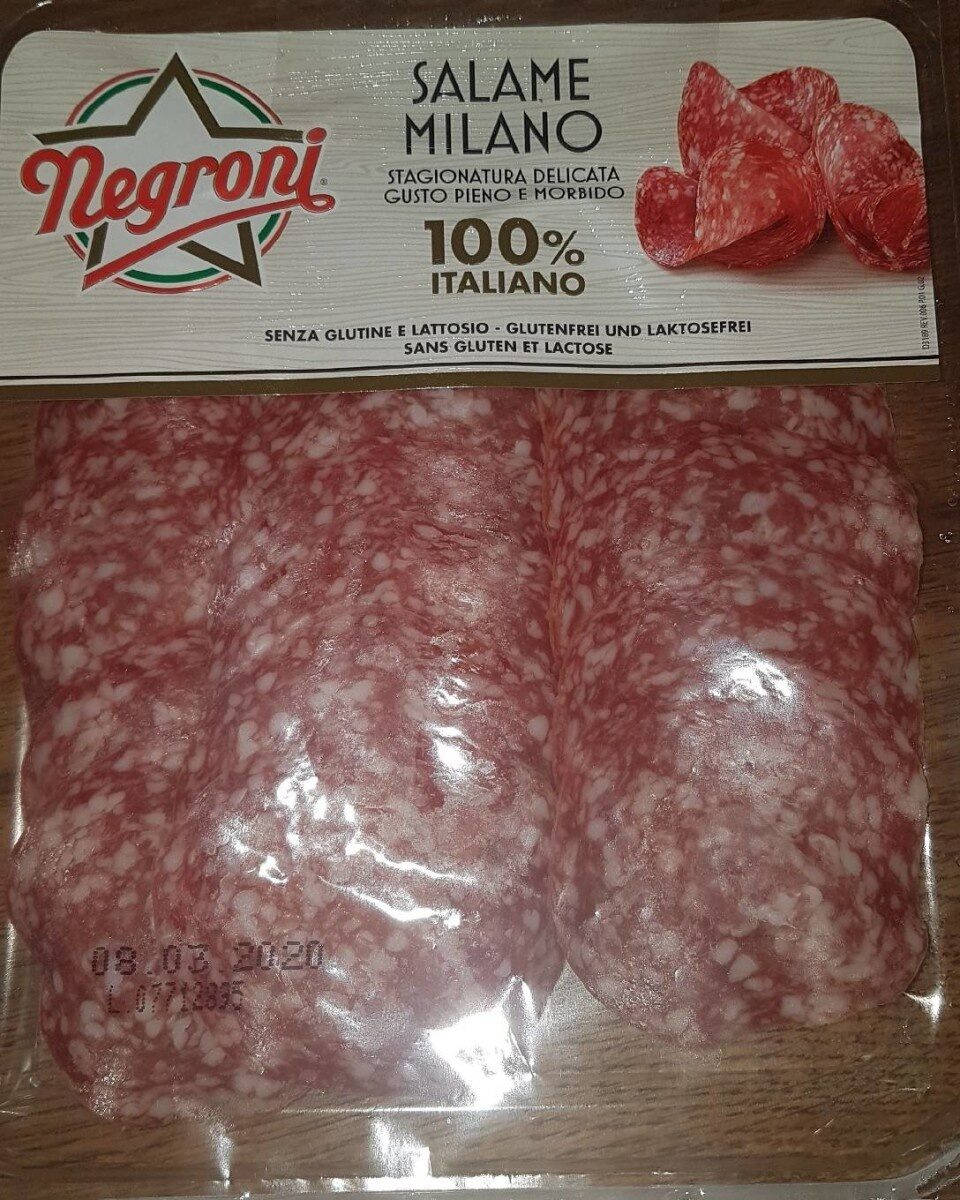 Salame Milano 100% italiano - Product - fr