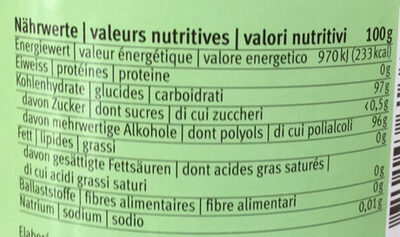 Bonherba - Nutrition facts - fr