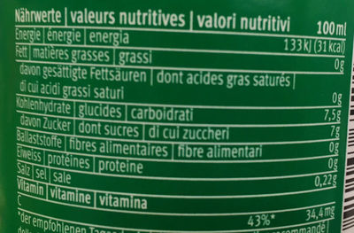 Thé aux Herbes Instantané - Valori nutrizionali - fr