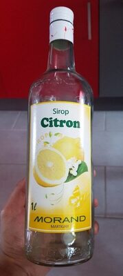 Sirop Citron Morand 1 l, 1 Bouteille - Produit