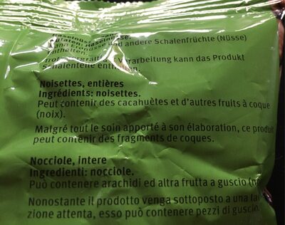 Noisettes - Ingredienti - fr