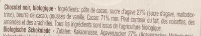 Agave Nectar, Cacao 71%, Bio & Fair - Ingrediënten - fr