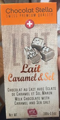 Milchschokolade mit Caramelstücken & Meersalz - Produkt - fr