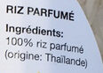 Riz Parfumé - Ingredients - fr