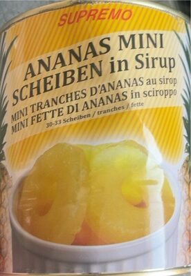 Ananas scheiben in sirup - Product - fr