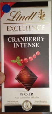 Lindt Excellence Cranberry Intense - Produit