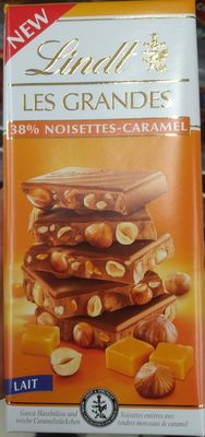 Les grandes 38% noisette-caramel - Produit