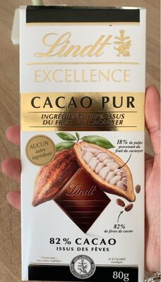 Cacao pur 82% - Product - fr