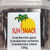 Sun Snack Cranberries entières - Product