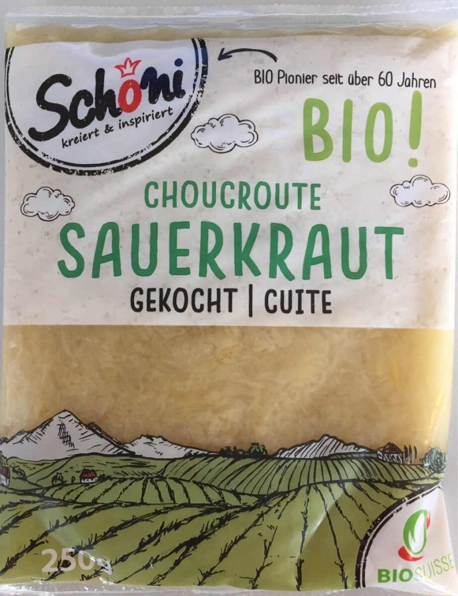 Choucroute cuite bio - Produit